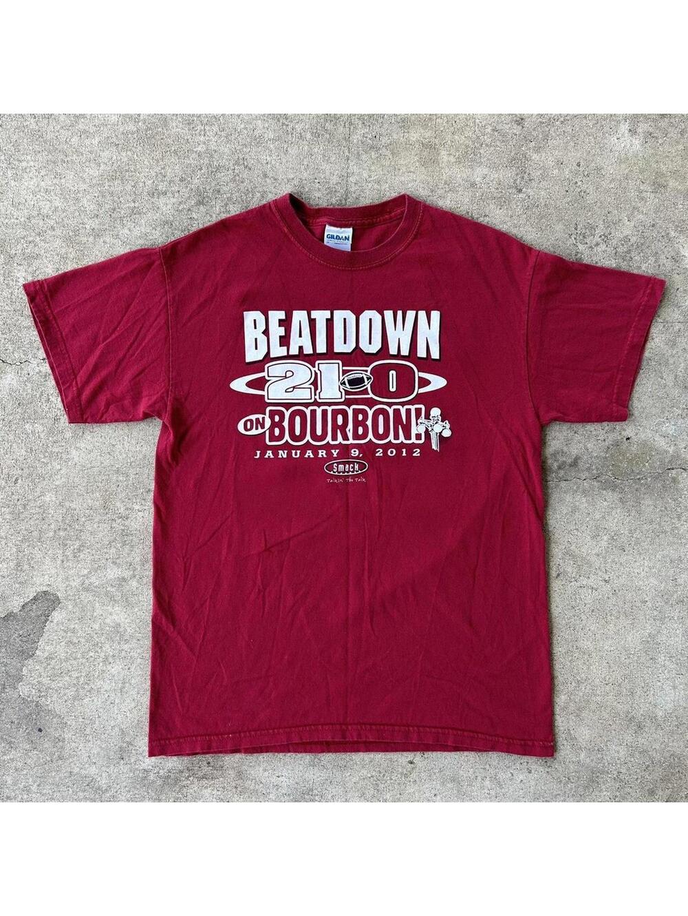 Vintage y2k smackdown on bourbon smack talk shirt